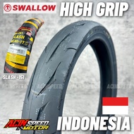 “5 TAHUN WARRANTY” SWALLOW DELI TIRE SLASH BUNGA BATTLAX TUBELESS TYRE/ HIGH GRIP /17 Inch 70/80/90x