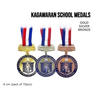 6cm kagawaran school medals ( pack of 70 pcs )
