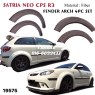 SATRIA NEO CPS R3 FENDER ARCH SKIRT 4PC COPY ORI MATERIAL : PU FIT FOR PROTON SATRIA NEO CPS R3 FEND