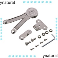 YNATURAL 2 Pcs Support Hinge, Silver Zinc Alloy Soft Close Cabinet Hinges, Durable Cabinet Door Support Window, Door, Box, , Cabinet