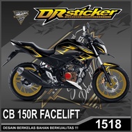 DECAL STICKER CB 150R FACELIFT TECH GOLD CONCEPT NEW