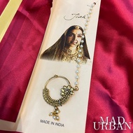 Nath Nose Ring Marathi Design Jewellery North Indian Style Nose Chain Side Ring Septum Stud Mad Urba