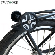 TWTOPSE Bicycle British Flag Easy Wheel For Brompton Folding Bike Easywheel Titanium Bolt