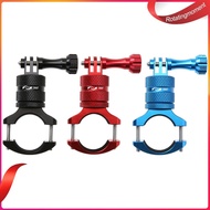 ❤ RotatingMoment  Aluminum Bicycle Motorcycle Steering Wheel Mount Holder Clamp For Gopro