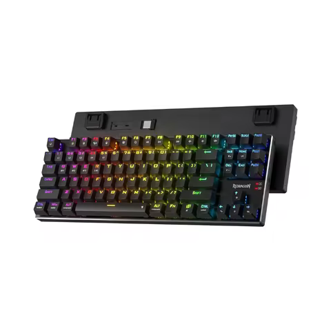 Redragon K556 PRO TKL Wireless RGB Gaming Keyboard 80% 87 Keys BT/2.4Ghz Tri-Mode Hot-Swap Mechanica