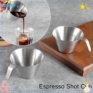 SUSSG Espresso Measuring Cup, Universal Stainless Steel Espresso Shot Cup, Accessories 304 100ml Coffee Measuring Glass
