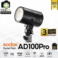 Godox Flash AD100Pro TTL HSS Pocket Flash - รับประกันศูนย์ Godox Thailand 3ปี / Digilife