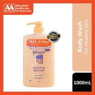 Johnson's pH5.5 Nourishing Body Wash with Honey 1000mL