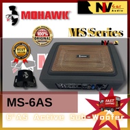 Mohawk New Series MS 6AS / 6X9 Active Underseat Powerful Subwoofer (FREE Amp kit set)