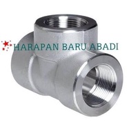 Tee Stainless Class 3000 Drat 1/2" Inch / Tee Ss304 3000 Best