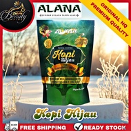 ALANA Kopi Hijau 15 Sachets | 100% Original HQ | Organic Green Royal Coffee | Chia Seed Habbatus Sau