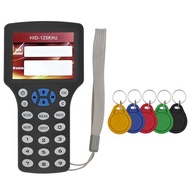 [FAST ERA]-10 Frequency RFID NFC Smart Card Reader Writer Duplicator+5XUID Keychain 125K 13.56MHz RF