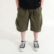 V Ready Stock 110, 120, 140 Boys Shorts 2603KA185 Boys Overalls Ready Stock Children's Clothing Boys