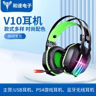 Headset usb Headset RGB Luminous Headset PS4 XBOXPS5 Gaming Gaming Headset Customization