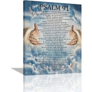 Psalm 91 Wall Art Psalms 91 Pictures Wall Decor Christian Canvas Prints Bible Verse Decorations
