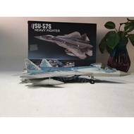 FZ Diecast ABS 1/100 Scale Russian Su 57 SU57 Fighter Airplane Aircraft Model Su-57 Plane Model Toy 