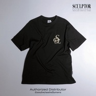 SCULPTOR® เสื้อยืด Flocking Symbol Logo Tee