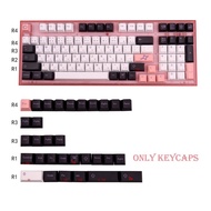PBT 129 Keys GMK Senpai Cherry Profile DYE-SUB Japanese Keycaps For Game Mechanical Keyboard GMMK/Pr
