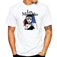 Newest 2024 Men T Shirts Les Miserables T Shirt Long Sleeve Top Novel French France Flag Book logo T