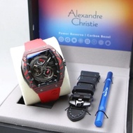 Jam Tangan Pria Alexandre Christie Ac-6608 Limited Edition (Red)