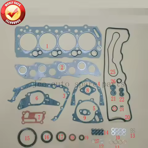 D4BF 4d56 4d56t Engine complete Full gasket set kit for HYUNDAI H100 L200 2.5L 20910-35A10 20910-42A