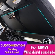 Car Windshield Sunshade Car Interior Shading Plate for BMW F20 F30 E90 F34 G20 F07 E70 G30 E60 G38 F