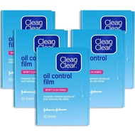 Clean & Clear Oil Control Film, 5 Pack of 60 Sheets (300 Sheets Total) NX0W