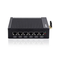Micro Firewall Appliance 6 Port 2.5 Gigabit I225-V LAN, Mini PC Intel N3700 Quad Core 8GB DDR4 RAM 1