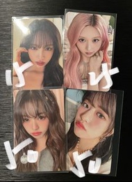 ive wonyoung yujin liz gaeul小卡 特典 張員瑛 宥真 栗 秋天