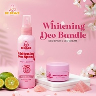 BE BRAVE WHITENING DEO BUNDLE Deo Spray and Deo Cream Whitening Odor Control Antiperspirant