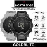 NORTH EDGE VERTICO Men's Digital Watch Carbon Fiber Case Man Sports WR50M Altimeter Barometer Compas