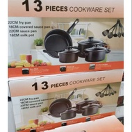 BEST BUY set cookware with tools non stick