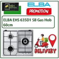 ELBA EHS 635D1 SB Gas Hob 60cm