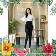 High quality stretch fabric female jeans, MS002 (bin-shop86)