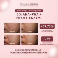 NEW! WARDAH 3% AHA-PHA Phyto-Enzyme Exfoliating & Clarifying Toner - Exfoliating Toner with AHA + PH