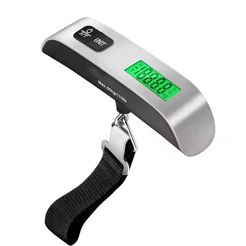 50KG luggage scale, electronic scale, handheld scale, luggage, household use, high-precision portabl