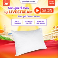 Doona Promo cotton pillow 45x65cm provides gentle, soft, breathable support