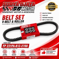 Federal Vanbelt V Belt Fanbelt Kit Set PCX ADV 160 CBS ABS K1Z FP-231PA-K1Z-2700