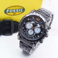JAM TANGAN PRIA FOSSIL RANTAI STAINLESS STEEL TANGGAL AKTIF FREE BOX EXCLUSIVE