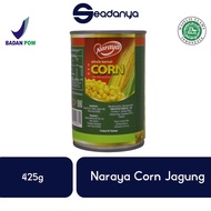 Naraya Whole Kernel Corn - Jagung Manis Segar - Jagung Serut Kaleng Kemasan 425g - Halal MUI & BPOM