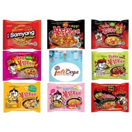 Samyang Ramen Korea HALAL Jjajang – Spicy – Stew – Mala – Cheese - Carbonara