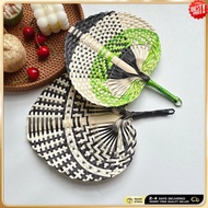 Natural Raffia Hand Fans Handmade Handheld Weaving Wedding Palm Leaf For Party Table Decoration Summ