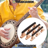 MAGICIANOK String Banjo Bridge, Wooden Instrument Supplies Banjo Bridge Parts, Musical Instrument Ma