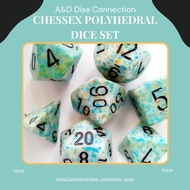 7pcs. Chessex Polyhedral Dice Set (Speckled Version)