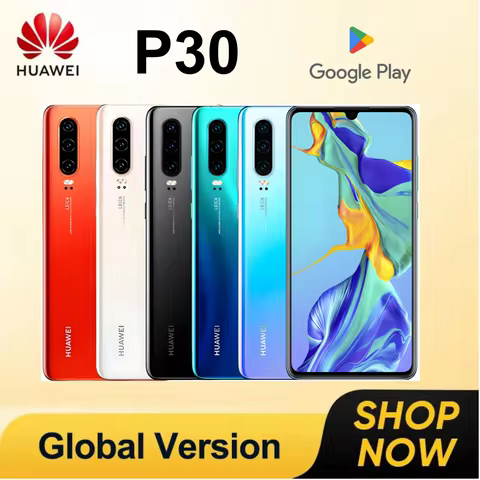 Huawei P30 Global Unlock Smartphone Android,6.1 inch,40MP,8+256GB ROM,4G Mobile phones,Google Play S
