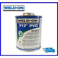 กาวทาท่อ WELD ON 717 PVC UPVC GRAY Size 0.946 L.