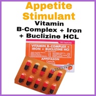 ۩ ☂ ♈ Appetason Vit. B-Complex + Iron + Buclizine HCL 10 Capsules