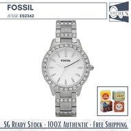 (SG LOCAL) Fossil ES2362 Jesse Crystal Quartz Stainless Steel Women Watch