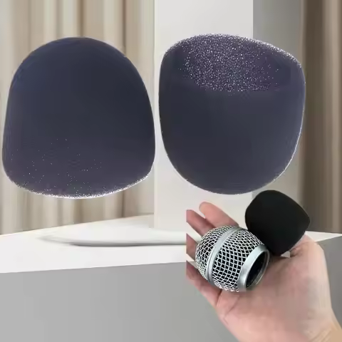 Shure SM58 SLX24 PGX24 PG58 BETA58A Compatible Studio WindScreen Microphone Spongy Cap - 2/10 Pcs.