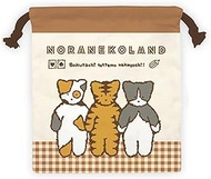 K Company Sanrio Characters (Cat Series) Drawstring Bag, Noranecoland, SAK-KC-NN H8.1 x W 7.1 inches
